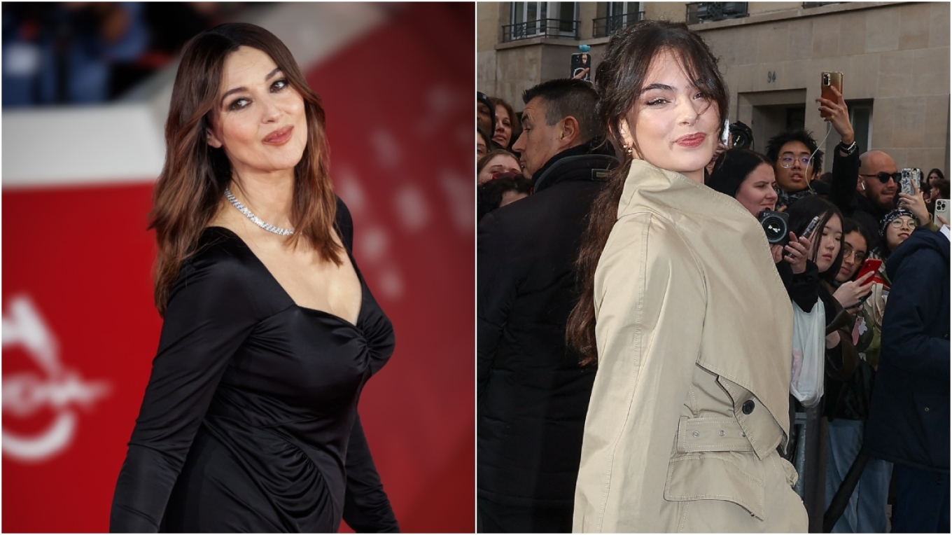 monica bellucci nje mama krenare poston fotot e vajzes se saj deva nga sfilata e dior ne paris