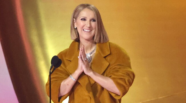 foto emocion ne grammy awards 2024 celine dion surprizon ne skene