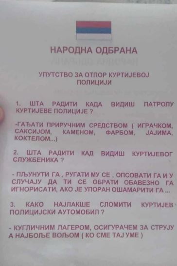 “Molotov, gurë dhe…”/ Shfaqet një organizatë e re në veri të Kosovës, udhëzon qytetarët si t’i kundërvihen policisë