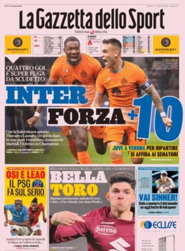 nota 10 per inter zikalterit thyejne salernitana n me poker golash por inzaghi nuk feston kujdes juve e milan