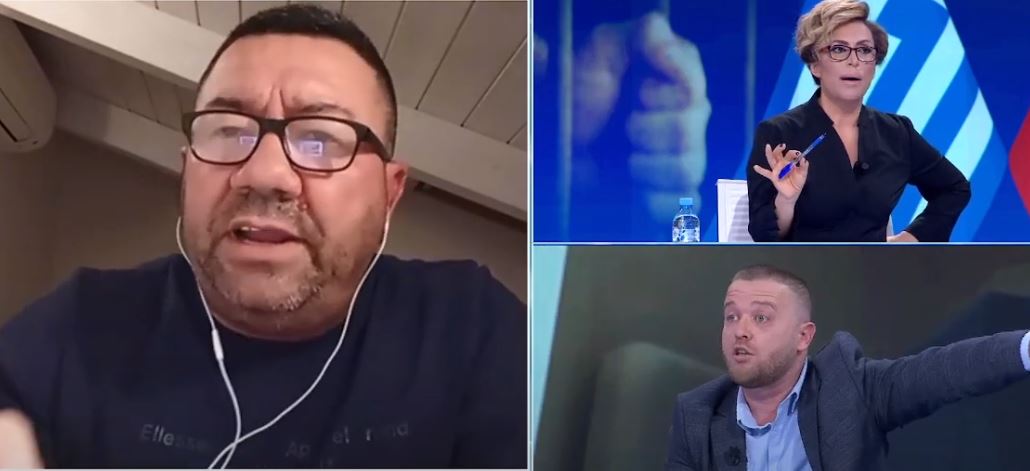 debat ne open marko je kryetari i propagandes kunder greqise bido beleri eshte denuar per perdhosje te simboleve kombetare