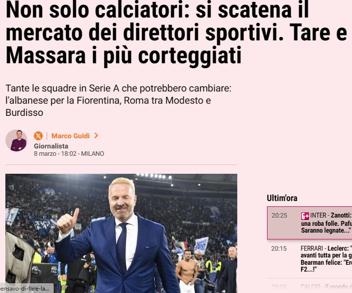 igli tare mbetet nga me te pelqyerit ne serie a tani e kerkon edhe fiorentina