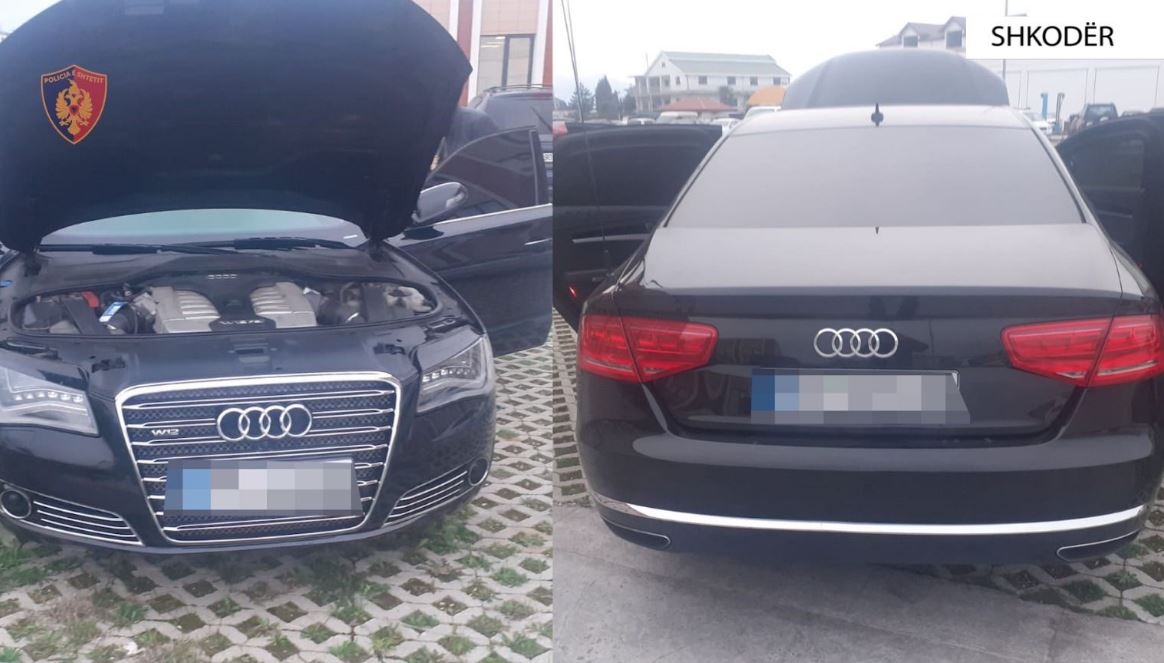 levizte me mjet te blinduar pa autorizim bllokohet audi ne shkoder gjobitet shoferi