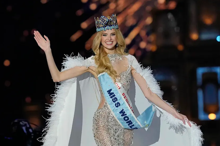 njihuni me bukuroshen qe rrembeu kuroren e miss world 2024