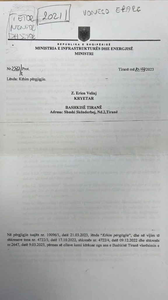 perplasje e eger kriminale mes kryeministrise dhe bashkise tirane kellici tregon prapaskenat balluku firmos fatin e veliajt si fajtor per inceneratorin e tiranes