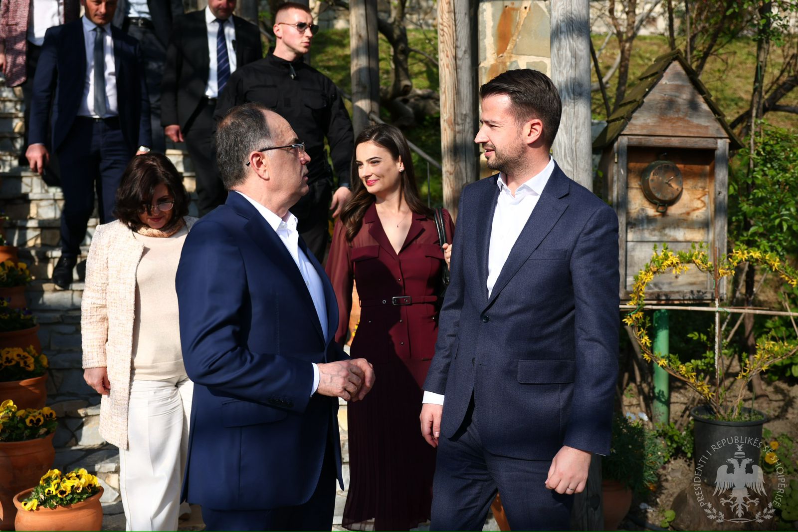 presidenti begaj takim me homologun nga mali i zi diskutime me milatovic per pershpejtimin e procesit te anetaresimit