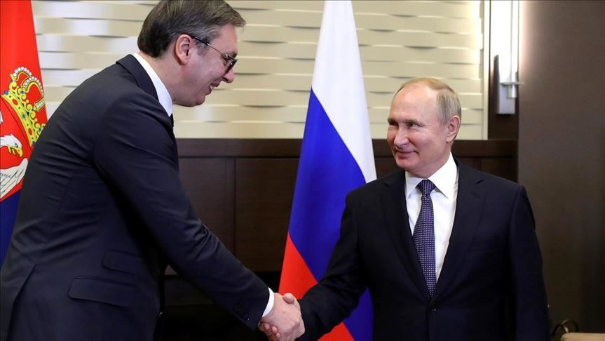 presidenti serb pergezon putin per fitoren e zgjedhjeve vucic pervec urimit i sqarova edhe situaten ne kosove