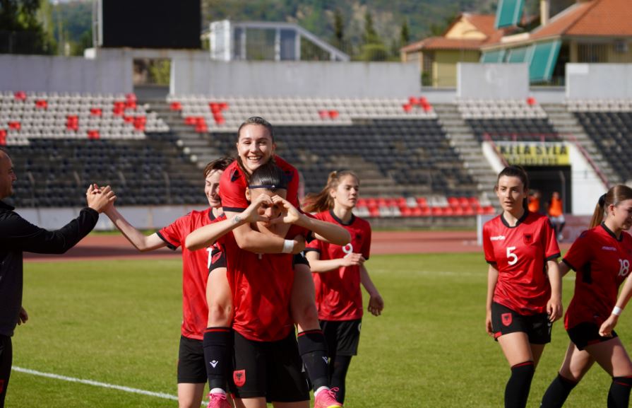 euro u 19 per vajza shqiperia merr tre piket e para mposht qipron ne elbasan arena