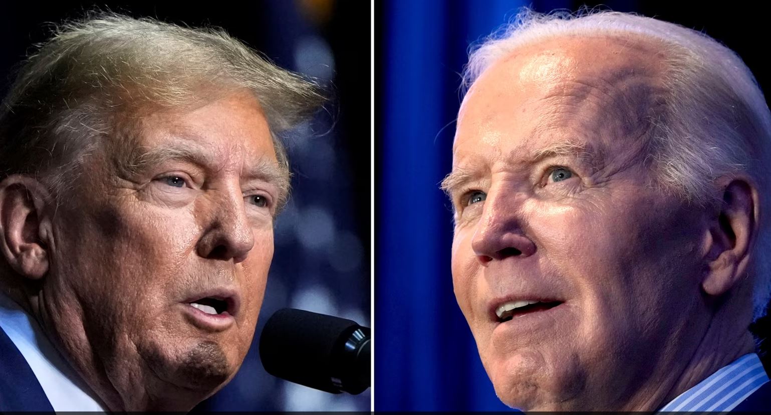 joe biden dhe donald trump perballen me vota proteste ne viskonsin