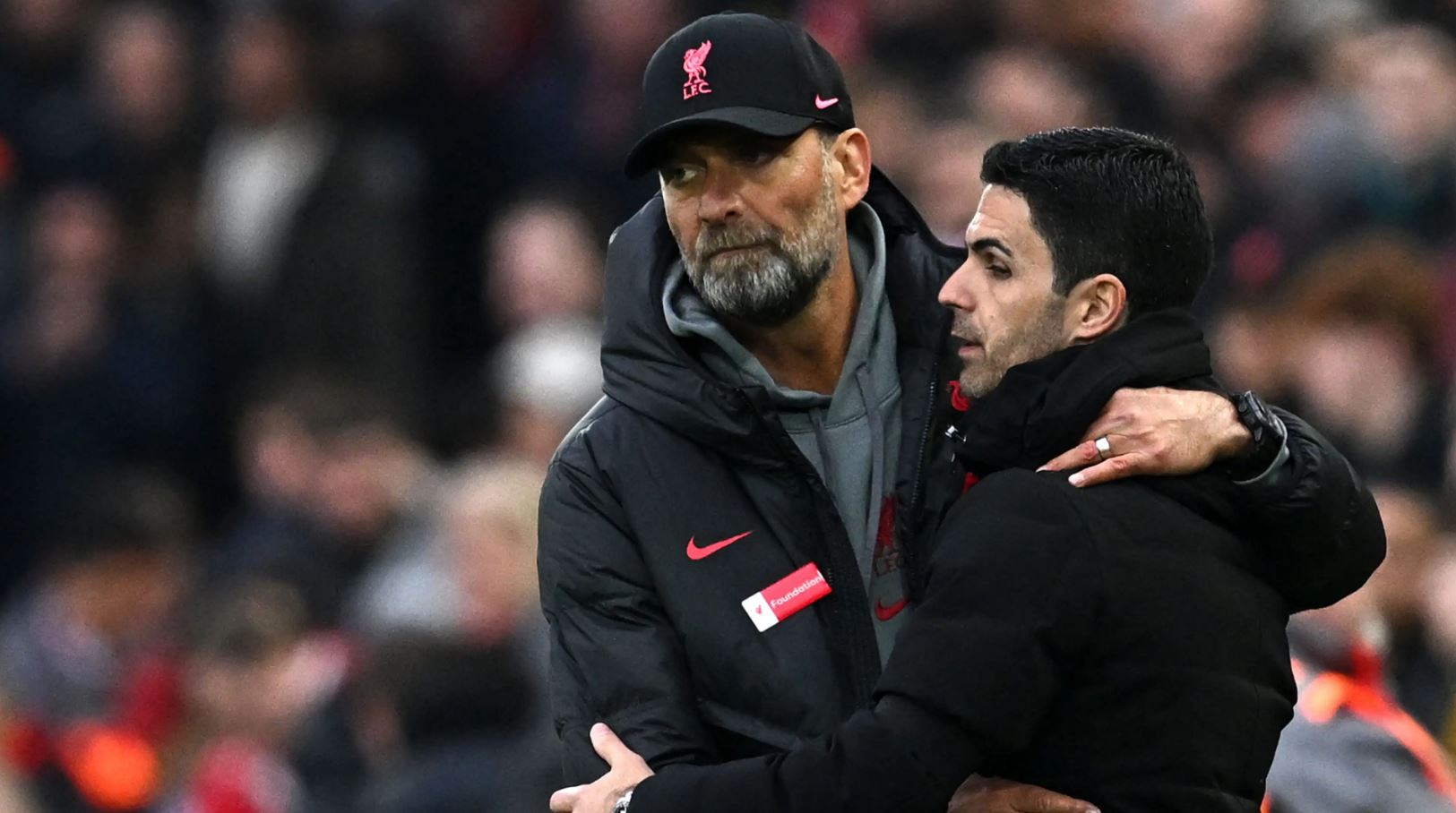 liverpool e arsenal bejne vetevrasje por klopp e arteta nuk dorezohen video