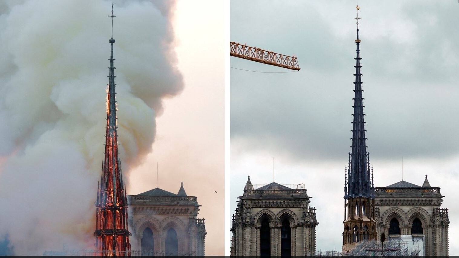 Pesë vjet pas zjarrit, restaurimi i katedrales Notre Dame në Paris në fazën e fundit