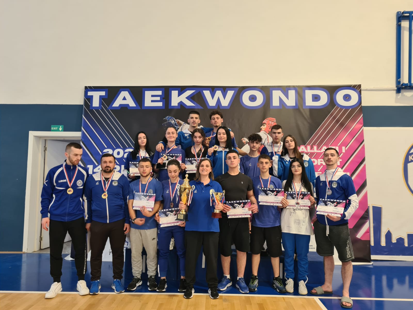 serish kampione tirana vijon dominimin ne taekwondo