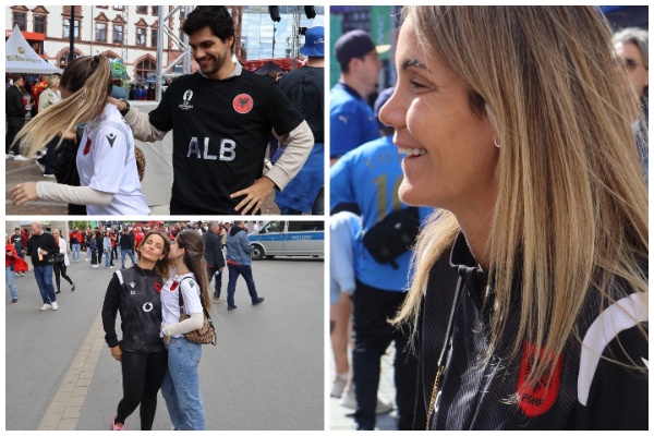 foto vajza dhe gruaja e silvinjos ne mbeshtetje te shqiperise tati mendes akoma luftojme