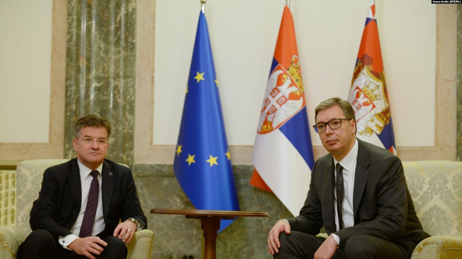 tensionet me kosoven vucic takon lajcak presidenti serb normalizimi i marredhenieve realizohet permes