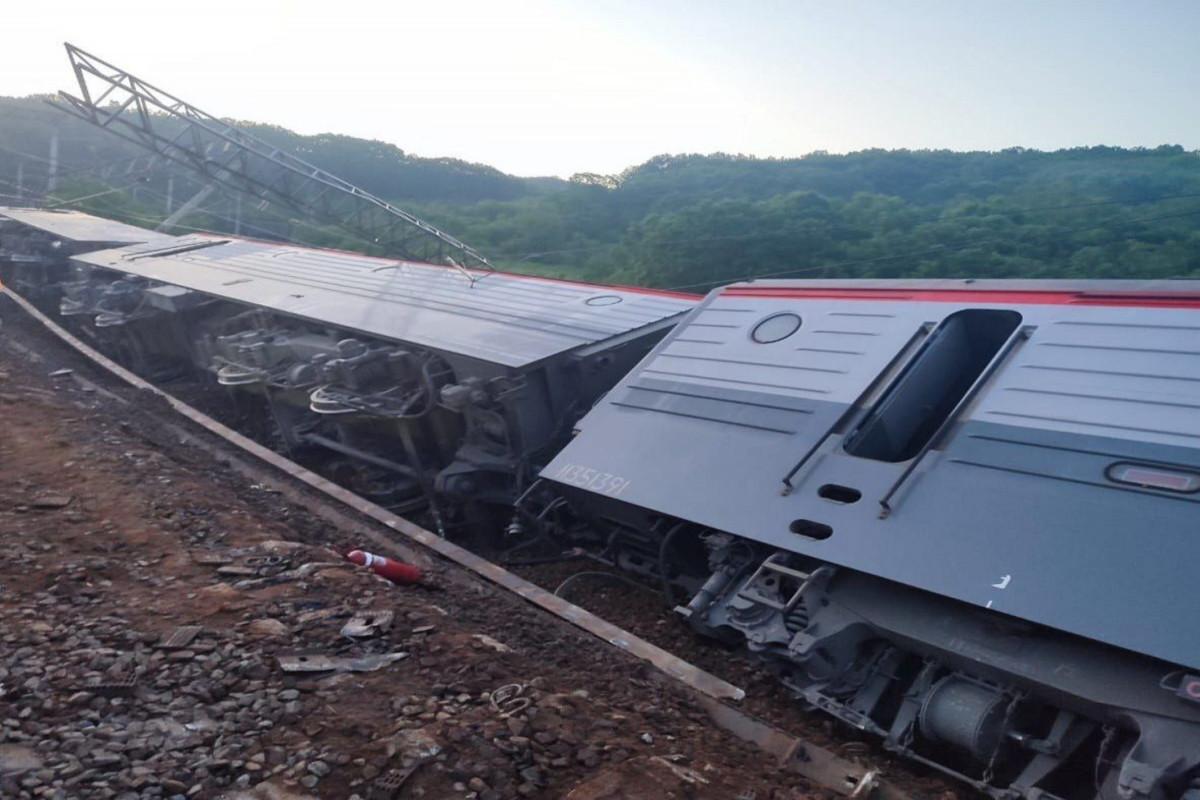 video del nga shinat treni ne rusi plagosen dhjetera pasagjere