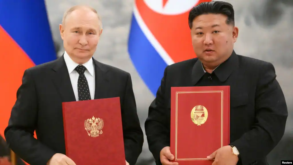 Vladimi Putin dhe Kim Jong Un nënshkruajnë marrëveshje të ndërsjellë mbi mbrojtjen