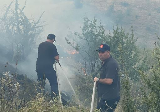 flaket perfshijne zonen e antigonese ne gjirokaster shkrumbohet nje hektar me bimesi