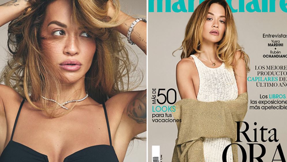 FOTO/ Rita Ora shkëlqen në kopertinën e revistës “Marie Claire”