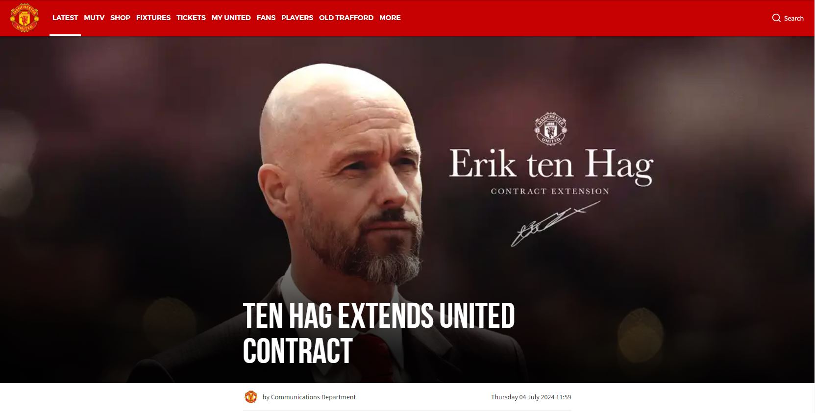 man united ten hag djajte e kuq dalin me deklarate zyrtare vendoset e ardhmja e holandezit