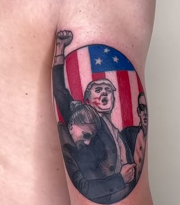 Pas atentatit të Donald Trump, ky është trendi i ri i tatuazheve