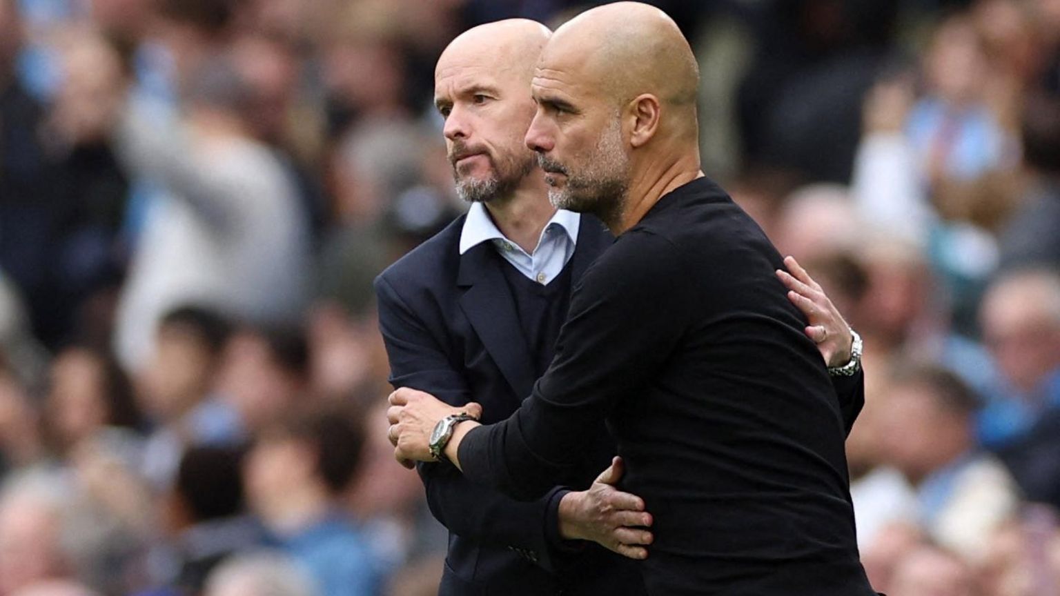 ten hag mbron rekordin e tij ne mancester vetem guardiola ka bere me mire se une