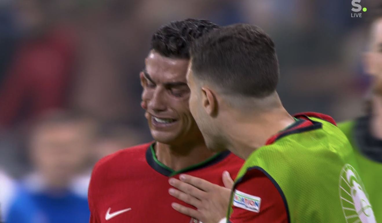 video humbi penalltine ndaj sllovenise shikoni momentin kur kristiano ronaldo shperthen ne lot