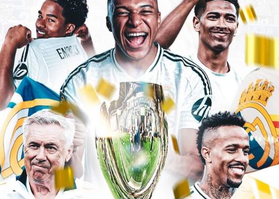 real madrid triumfon ne superkupe mbappe e nis me gol dhe trofe bie atalanta e gjimshitit