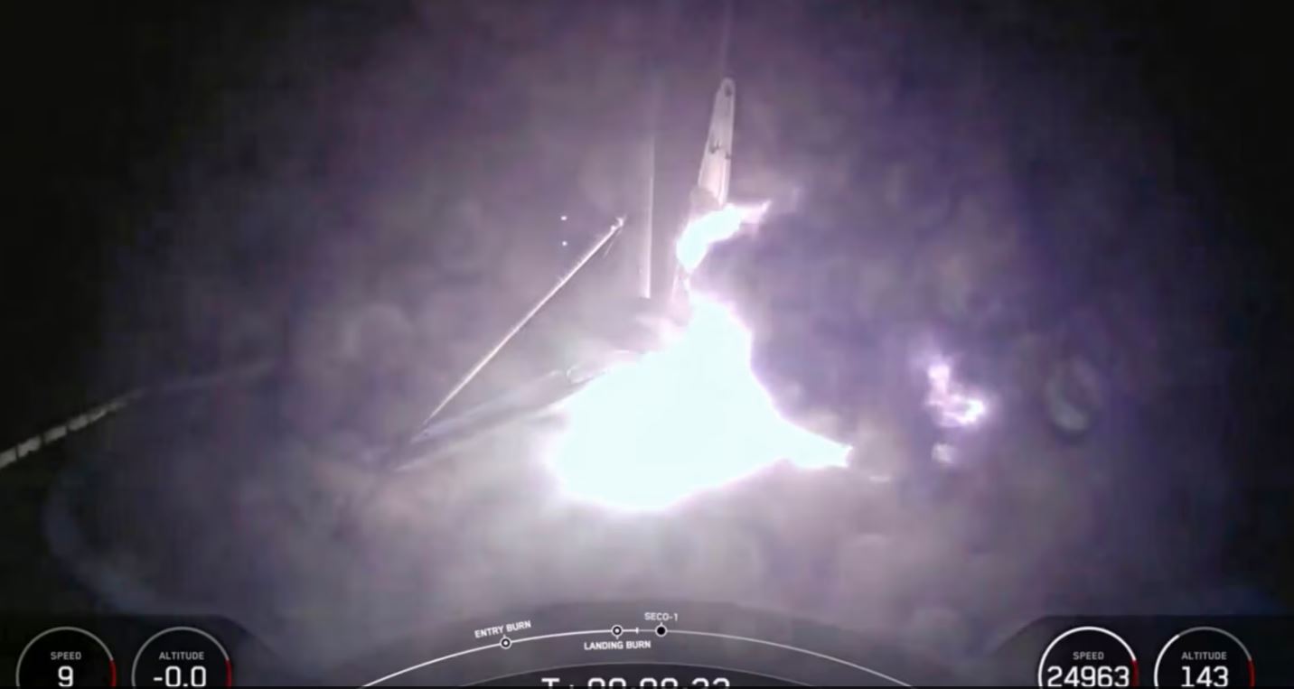 shperthimi i raketes falcon 9 pezullohen fluturimet e kompanise spacex ne hapesire