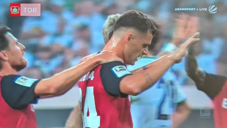 video cfare perle granit xhaka dhuron shou ne duelin e pare te kampionatit