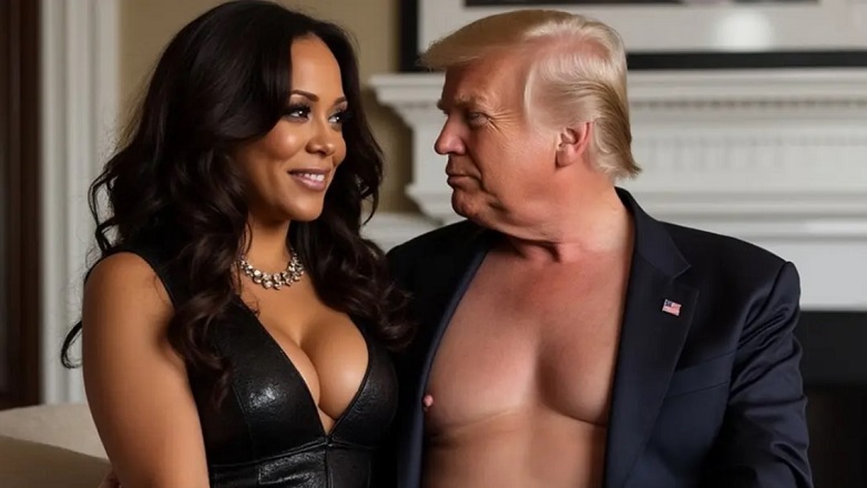 VIDEO/ Interneti u mbush me foto të rreme të Kamala Harris dhe Donald Trump