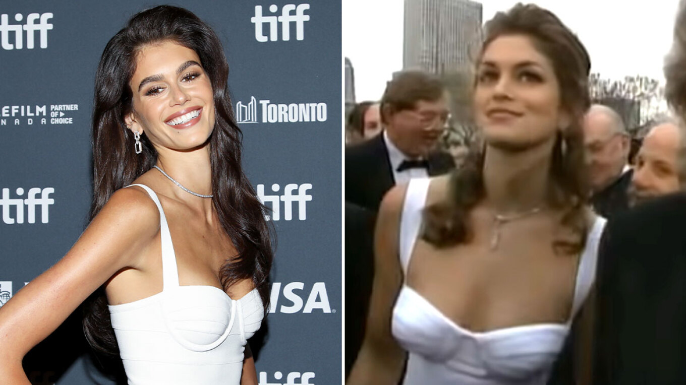 Ngjashmëria befasuese e vajzës së Cindy Crawford me të ëmën, Kaia Gerber risjell pamjen e nënën e saj në Oscars 1993