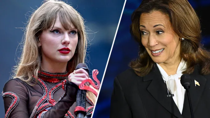 Taylor Swift mbështet Kamala Harris për presidente