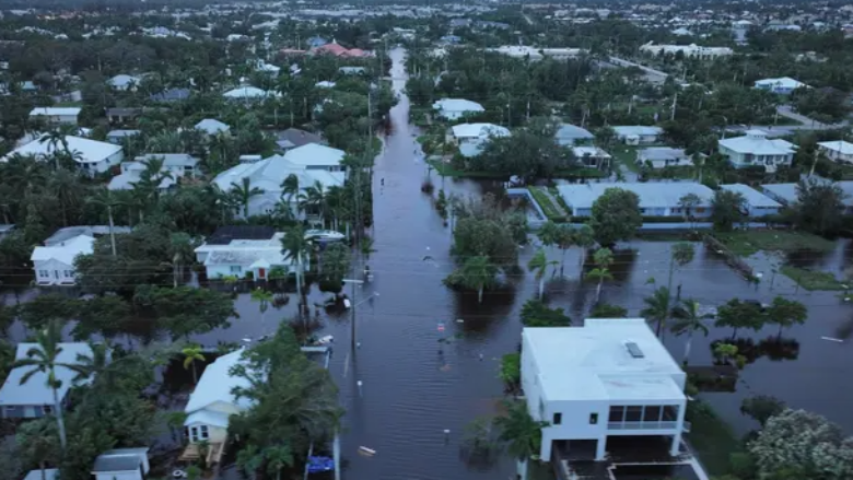 foto pamjet nga droni zbulojne shkallen e permbytjeve ne florida