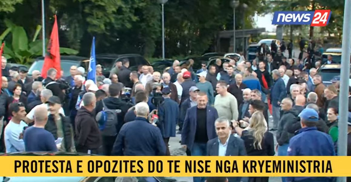 minute pas minute protestuesit mblidhen ne seline e pd se pritet marshimi drejt kryeministrise