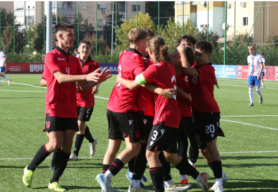 uefa development u 15 per djem shqiperia e nis me fitore mund ishujt faroe me rezultatin 4 1