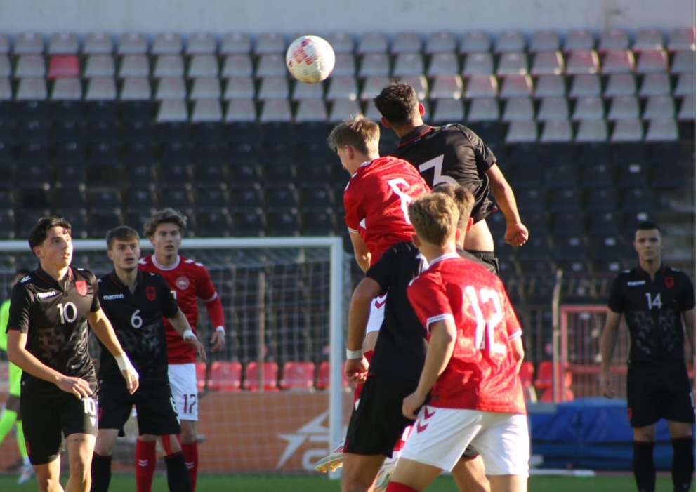 Humbën 6-0 kundër Izraelit, Shqipëria U-19 tregon dinjitet kundër Danimarkës