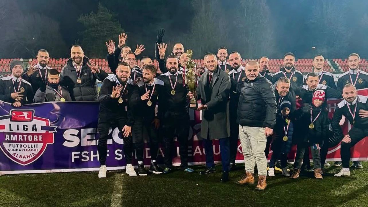 FSHF Sunday League 11 vs 11 në Korçë/ FC Helzag fiton finalen, mund KF Kalajan 1-0 në stadiumin “Skënderbeu”