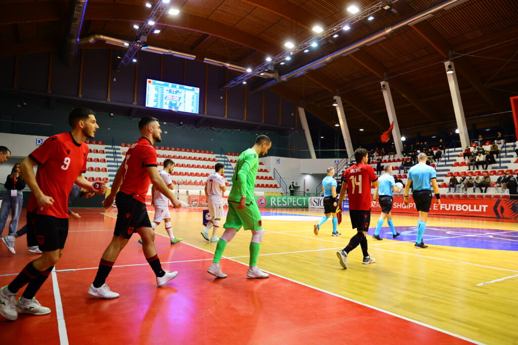 futsall kombetarja luan ndeshjen e katert kualifikuese ndaj armenise